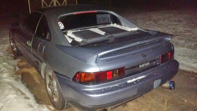 The MR2, as it was when Scott picked it up.